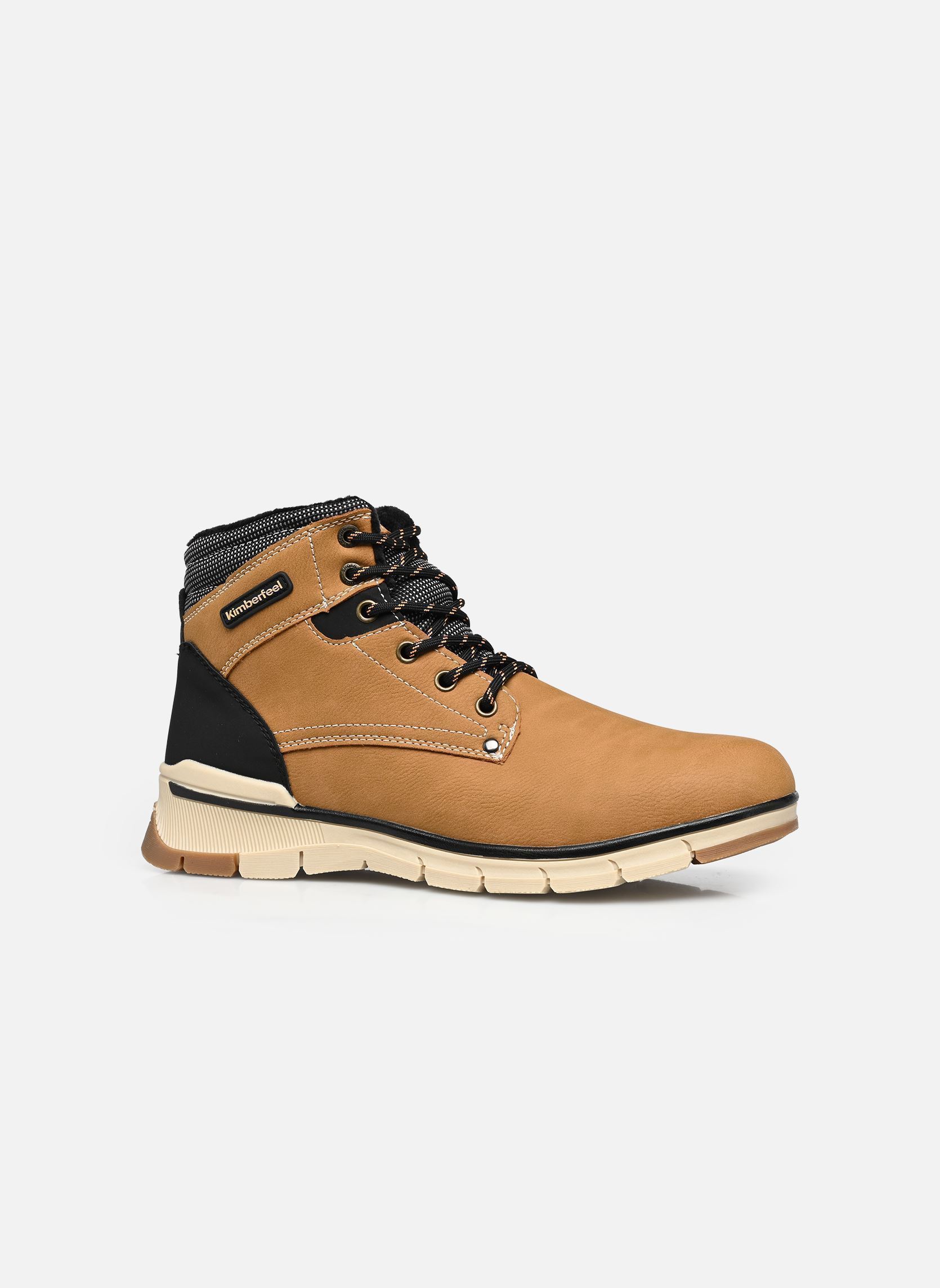 Geschnürte Stiefeletten YOHANN herren braun Kimberfeel Geschnürte Stiefeletten YOHANN herren braun Camel