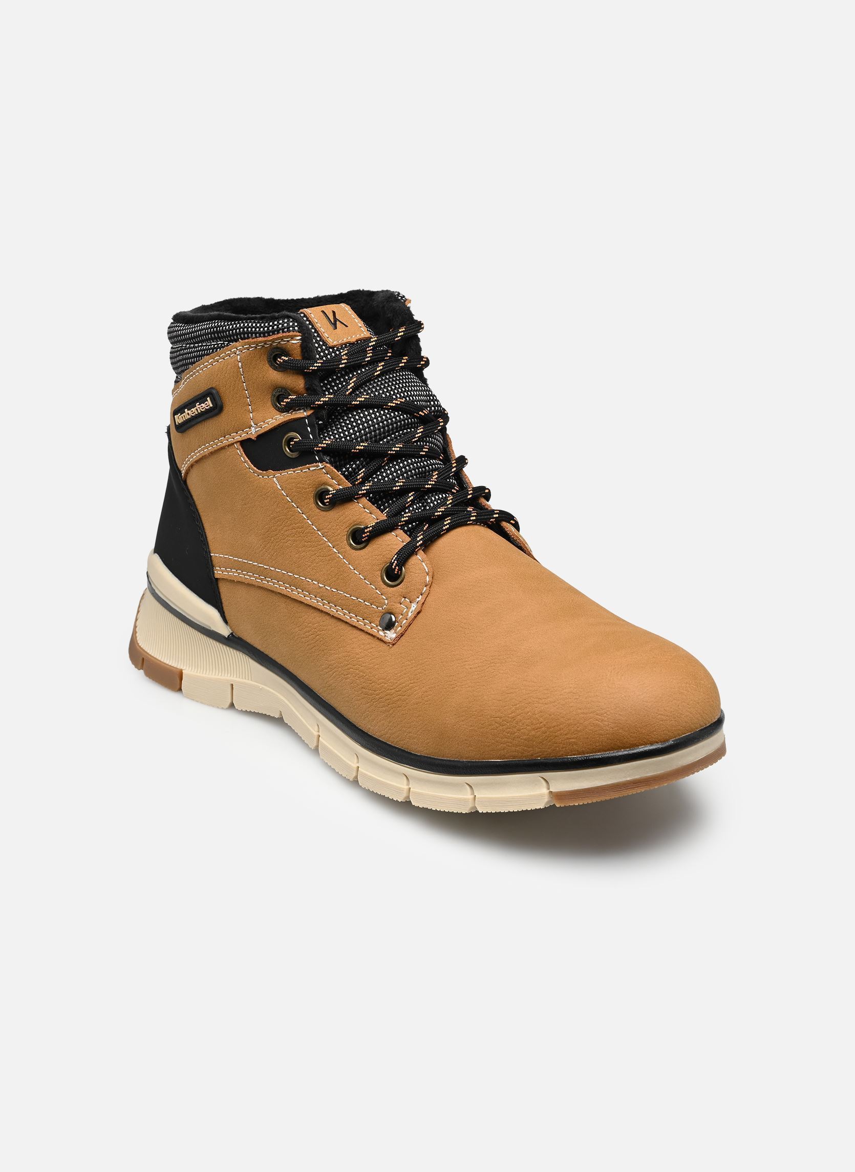 Geschnürte Stiefeletten YOHANN herren braun Kimberfeel Geschnürte Stiefeletten YOHANN herren braun Camel