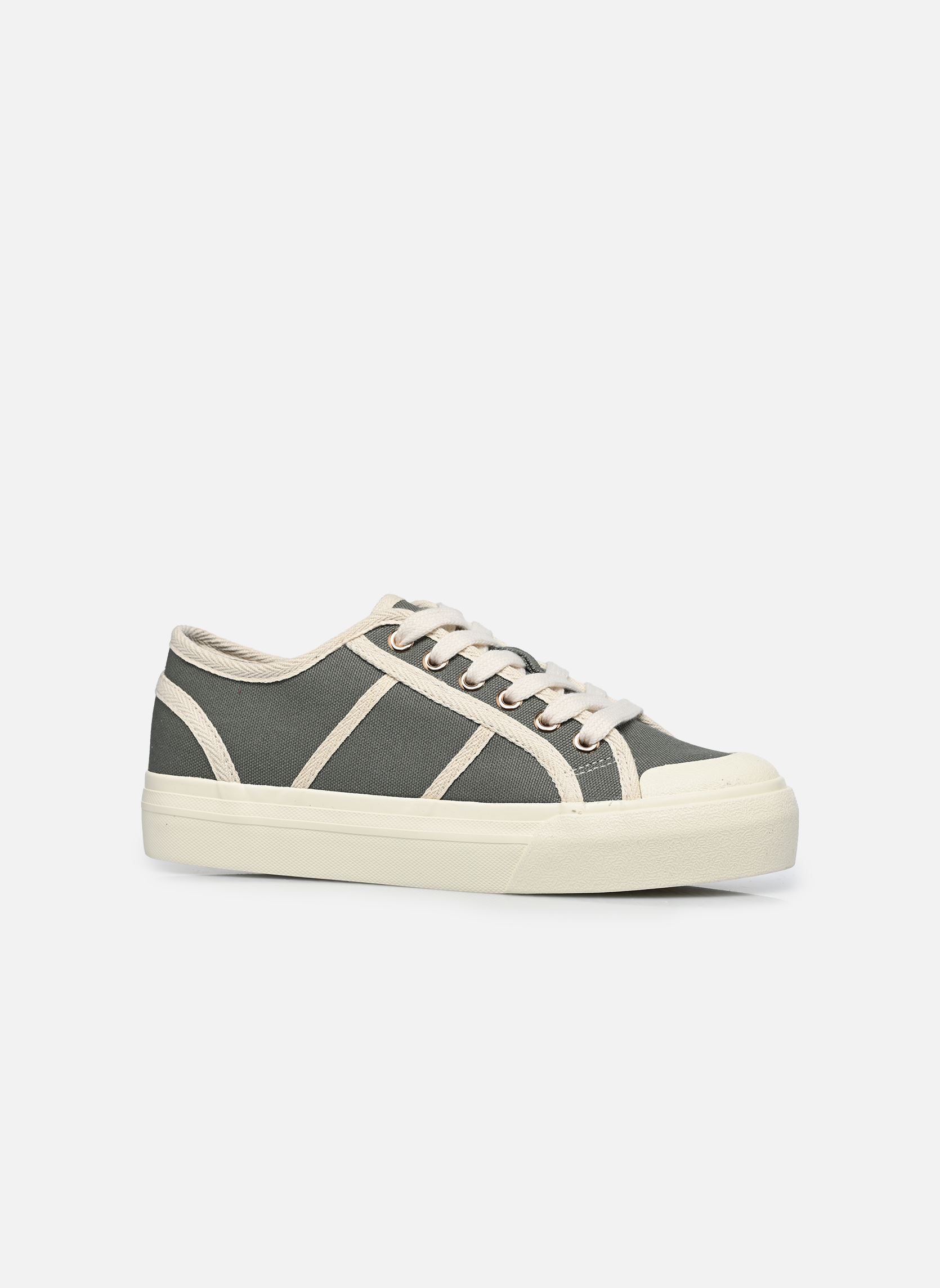 Leinen-Sneaker Baskets THEDOBATENNIS damen grau MADE BY Leinen-Sneaker Baskets THEDOBATENNIS damen grau GRIS