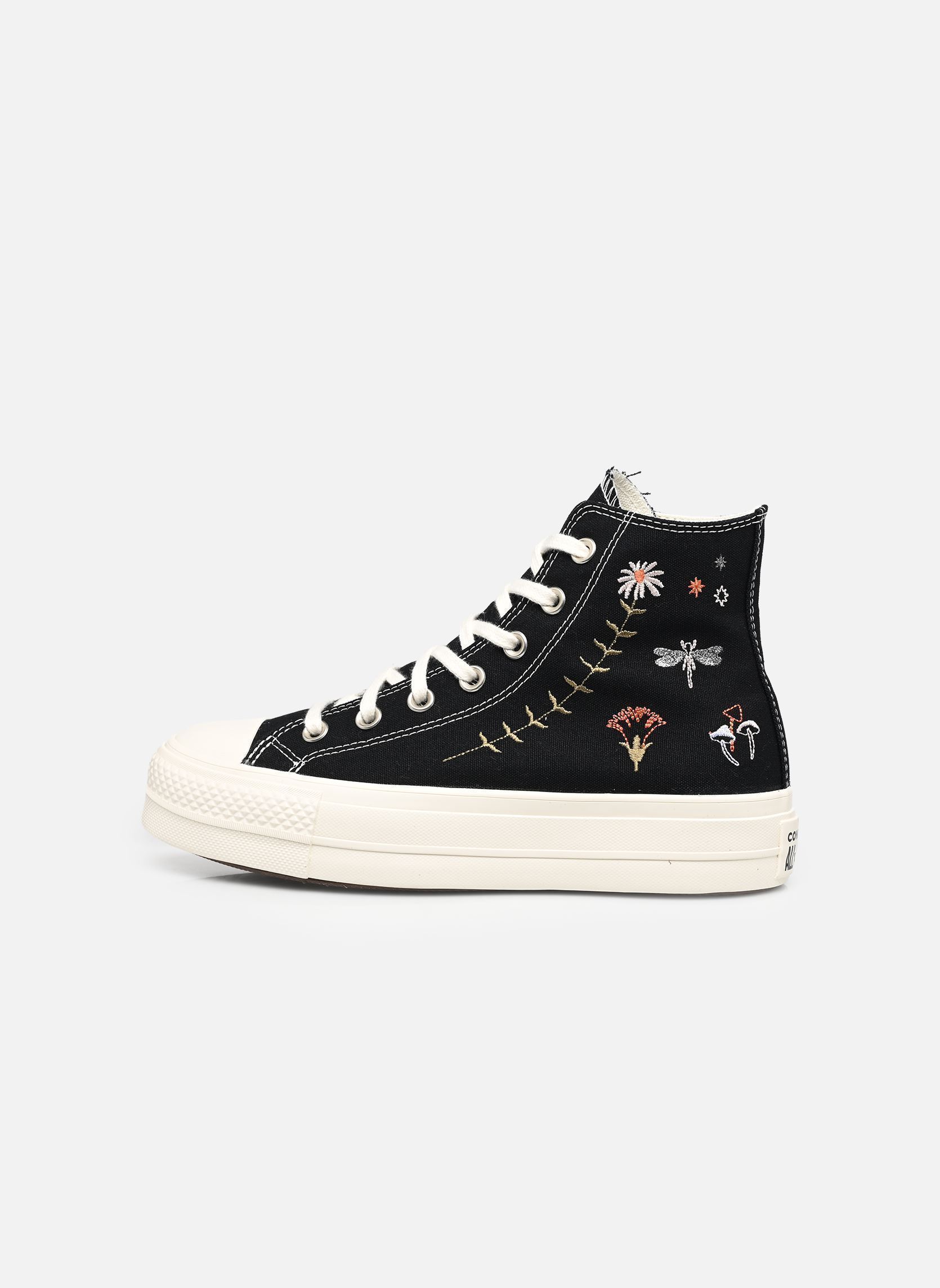 Baskets toile Chuck Taylor All Star Lift Platform Ench femme noir Converse Baskets toile Chuck Taylor All Star Lift Platform Ench femme noir BLACK/BLACK/EGRET