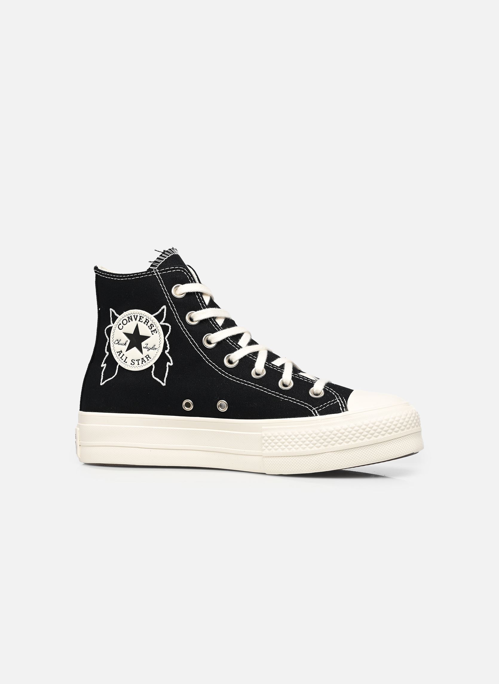 Baskets toile Chuck Taylor All Star Lift Platform Ench femme noir Converse Baskets toile Chuck Taylor All Star Lift Platform Ench femme noir BLACK/BLACK/EGRET