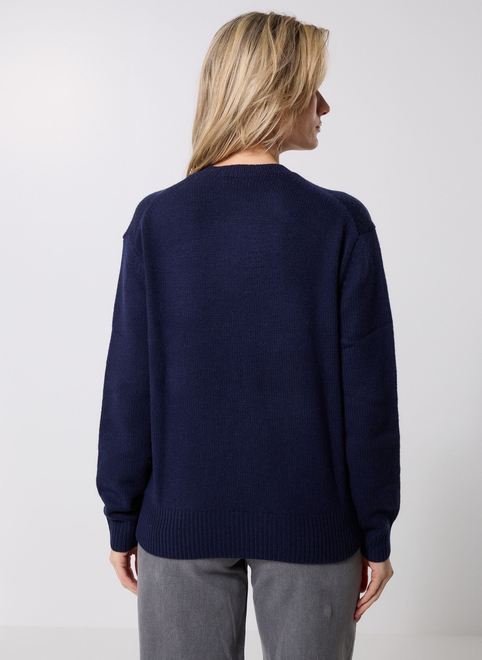 Pullover Pull Polo Bear en laine et cachemire damen blau Polo Ralph Lauren Pullover Pull Polo Bear en laine et cachemire damen blau Hunter Navy HN