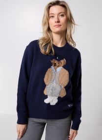 Pullover Pull Polo Bear en laine et cachemire damen blau Polo Ralph Lauren Pullover Pull Polo Bear en laine et cachemire damen blau Hunter Navy HN