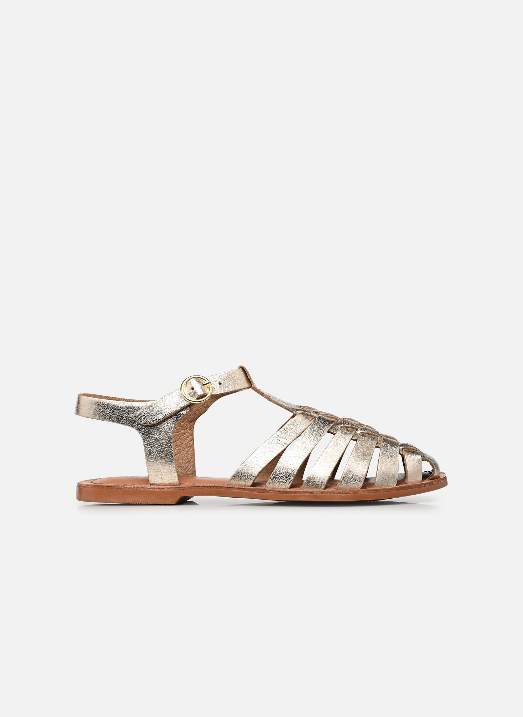 Sandalen Sandale KISNAK dames goud en brons MADE BY Sandalen Sandale KISNAK dames goud en brons Doré