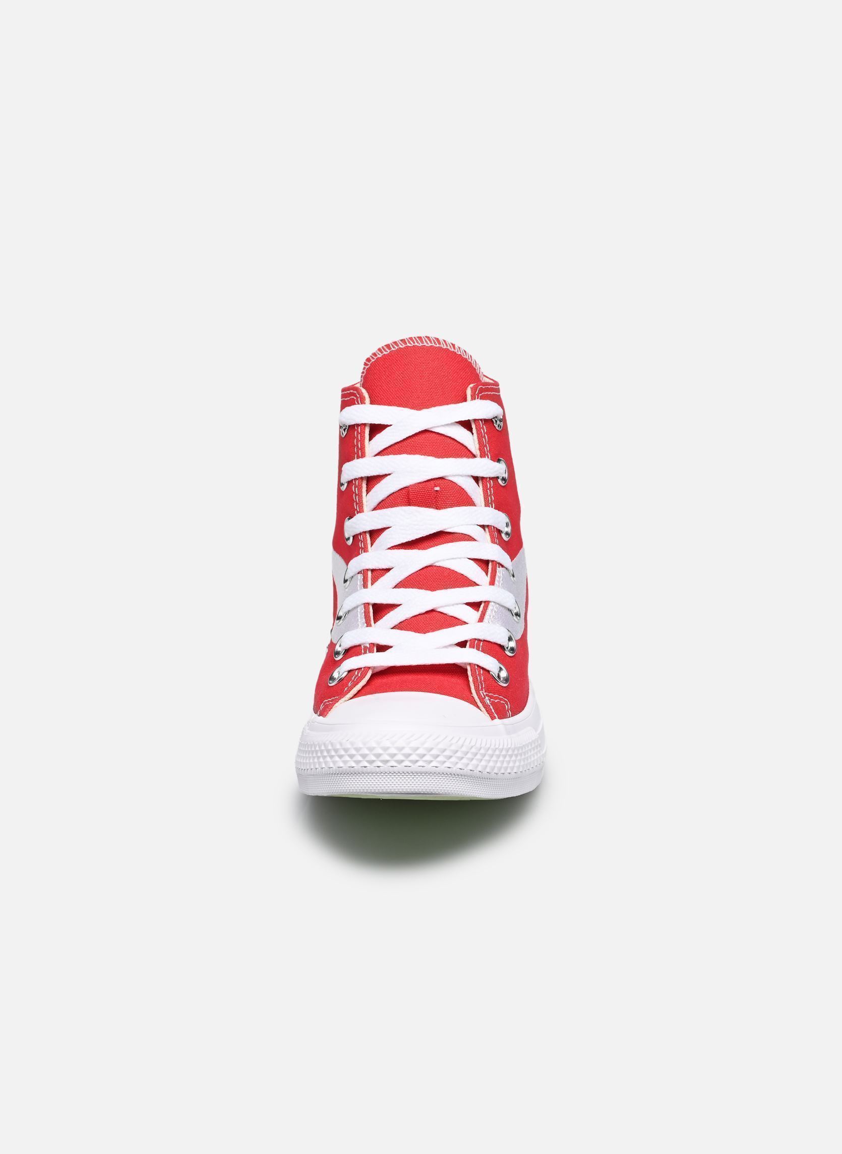 Leinen-Sneaker Chuck Taylor All Star Coca Cola Hi rot Converse Leinen-Sneaker Chuck Taylor All Star Coca Cola Hi rot RACING RED/WHITE/WHITE