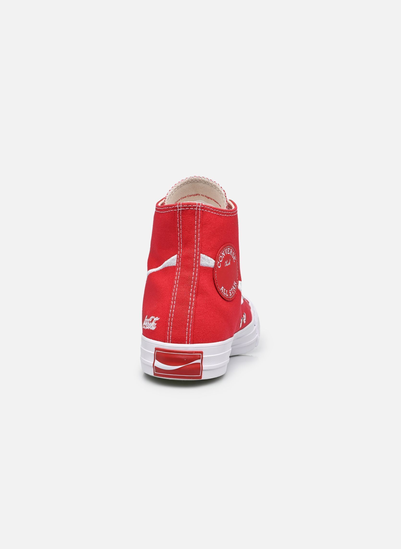 Leinen-Sneaker Chuck Taylor All Star Coca Cola Hi rot Converse Leinen-Sneaker Chuck Taylor All Star Coca Cola Hi rot RACING RED/WHITE/WHITE