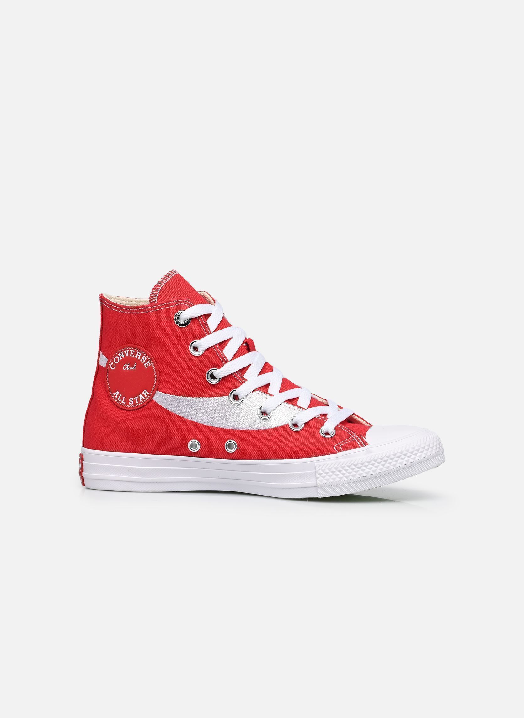 Leinen-Sneaker Chuck Taylor All Star Coca Cola Hi rot Converse Leinen-Sneaker Chuck Taylor All Star Coca Cola Hi rot RACING RED/WHITE/WHITE