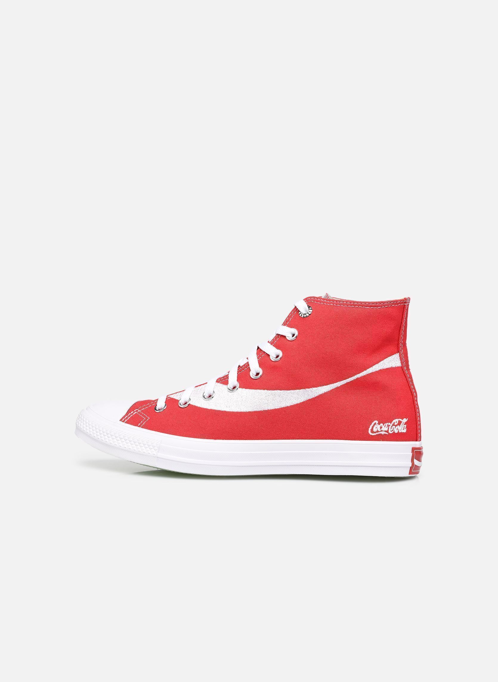 Baskets toile Chuck Taylor All Star Coca Cola Hi M homme rouge Converse Baskets toile Chuck Taylor All Star Coca Cola Hi M homme rouge RACING RED/WHITE/WHITE