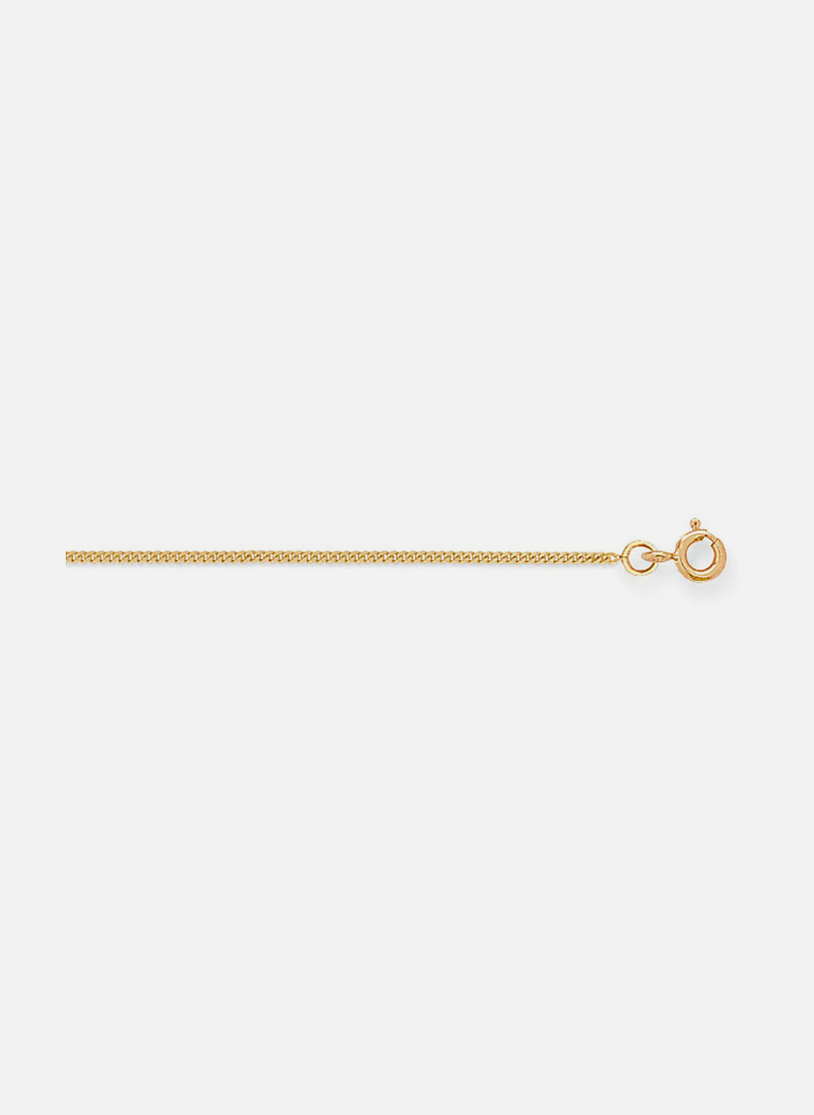 Collier Gourmette Art Nouveau – Maille 1930 – Plaqué Or 18k (750/1000) – Vintage