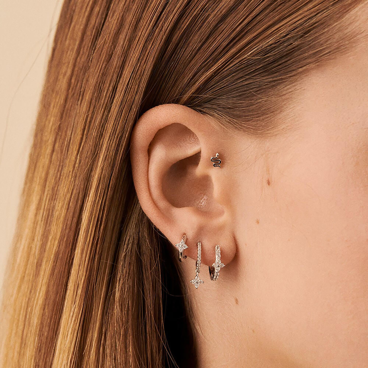 Elli CLASSIC SET - Boucles d'oreilles - Set 2tlg. - blau/bleu