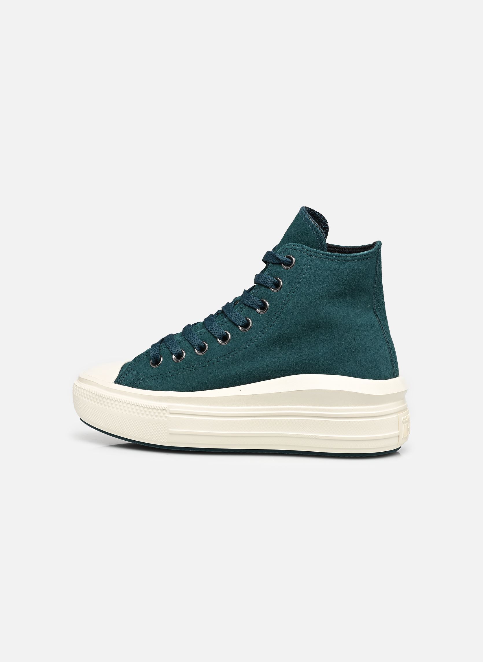 Baskets montantes Chuck Taylor All Star Move Platform Sued femme vert Converse Baskets montantes Chuck Taylor All Star Move Platform Sued femme vert DARKLY JADED/EGRET/BLACK