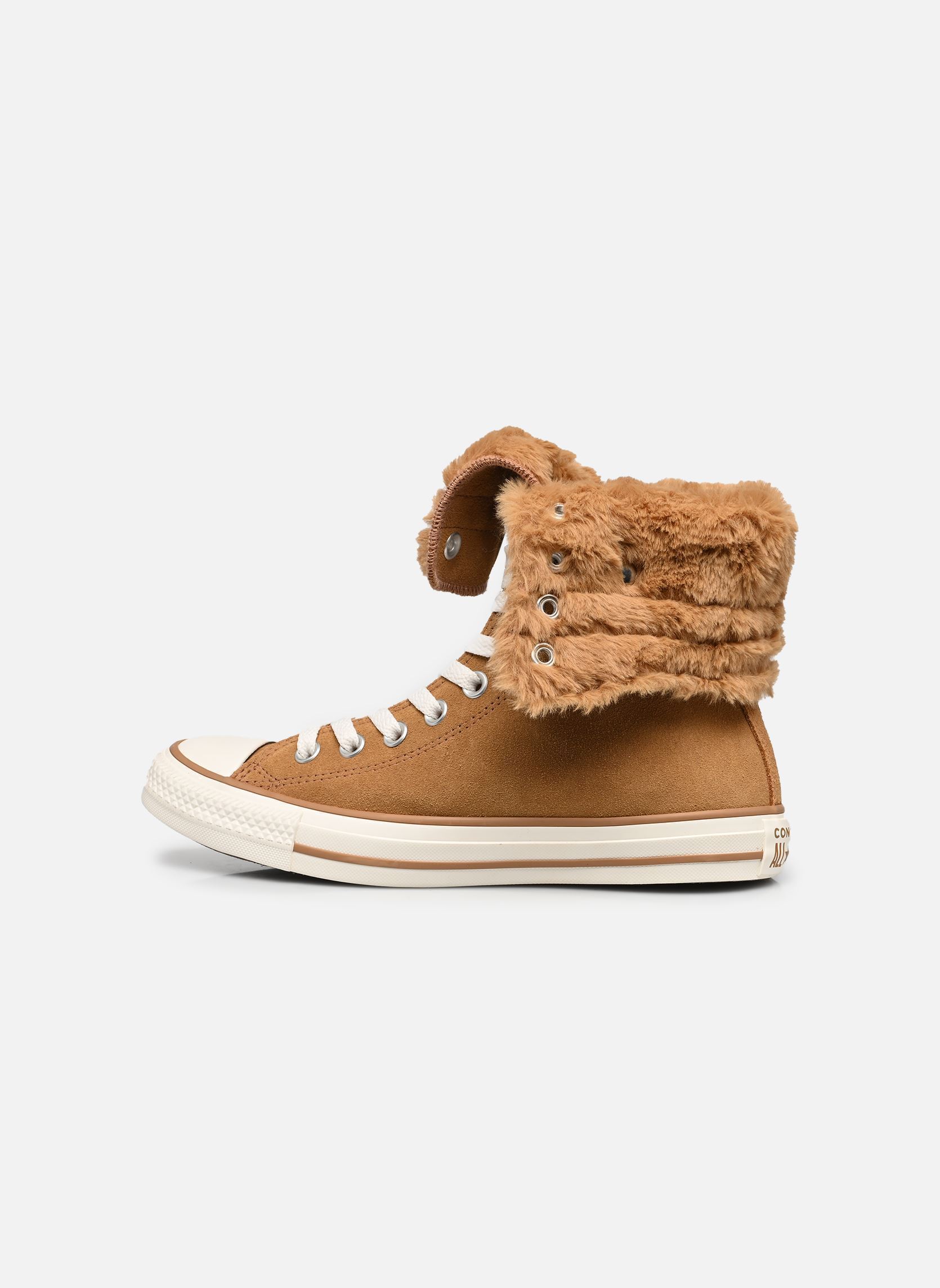 Baskets montantes Chuck Taylor All Star Fold-Over X-Hi Fau femme marron Converse Baskets montantes Chuck Taylor All Star Fold-Over X-Hi Fau femme marron INCENSED/INCENSED