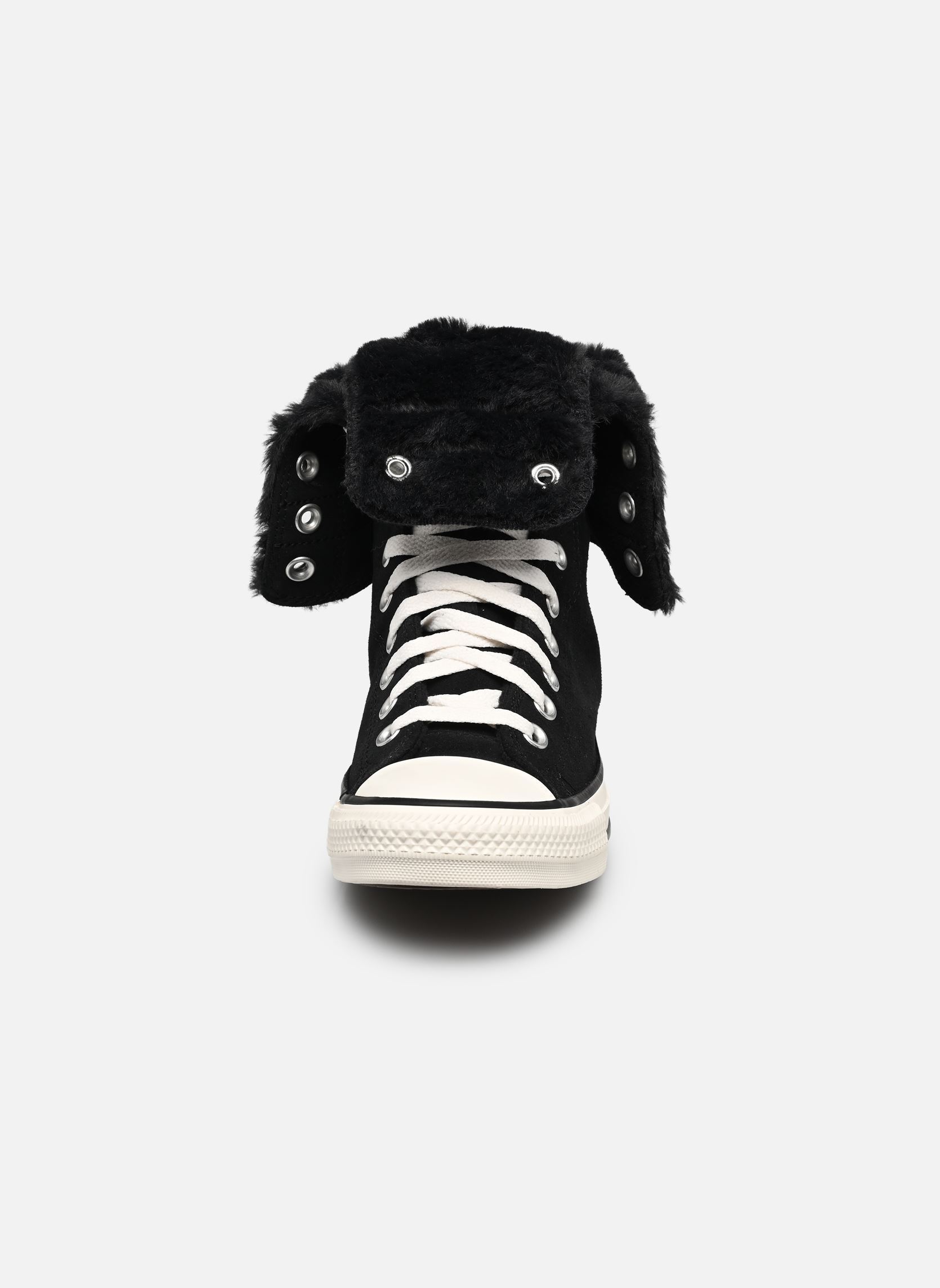 Baskets montantes Chuck Taylor All Star Fold-Over X-Hi Fau femme noir Converse Baskets montantes Chuck Taylor All Star Fold-Over X-Hi Fau femme noir BLACK/BLACK/EGRET