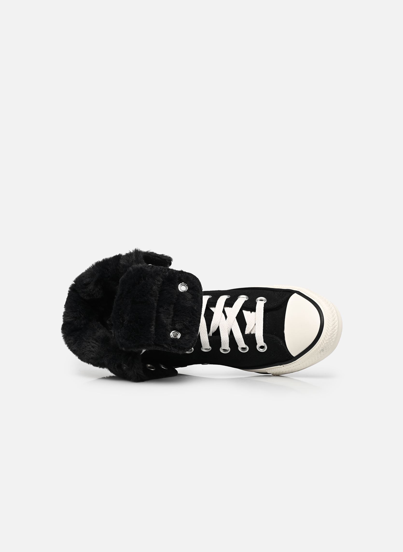 Baskets montantes Chuck Taylor All Star Fold-Over X-Hi Fau femme noir Converse Baskets montantes Chuck Taylor All Star Fold-Over X-Hi Fau femme noir BLACK/BLACK/EGRET