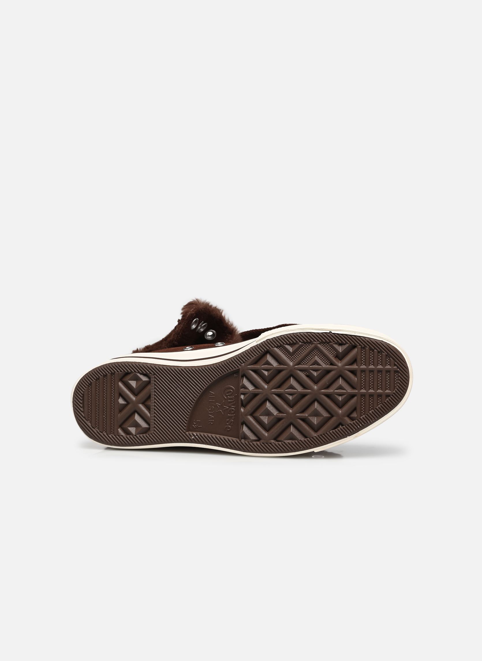 Baskets montantes Chuck Taylor All Star Fold-Over Lift Pla femme marron Converse Baskets montantes Chuck Taylor All Star Fold-Over Lift Pla femme marron TOTALLY FUDGED