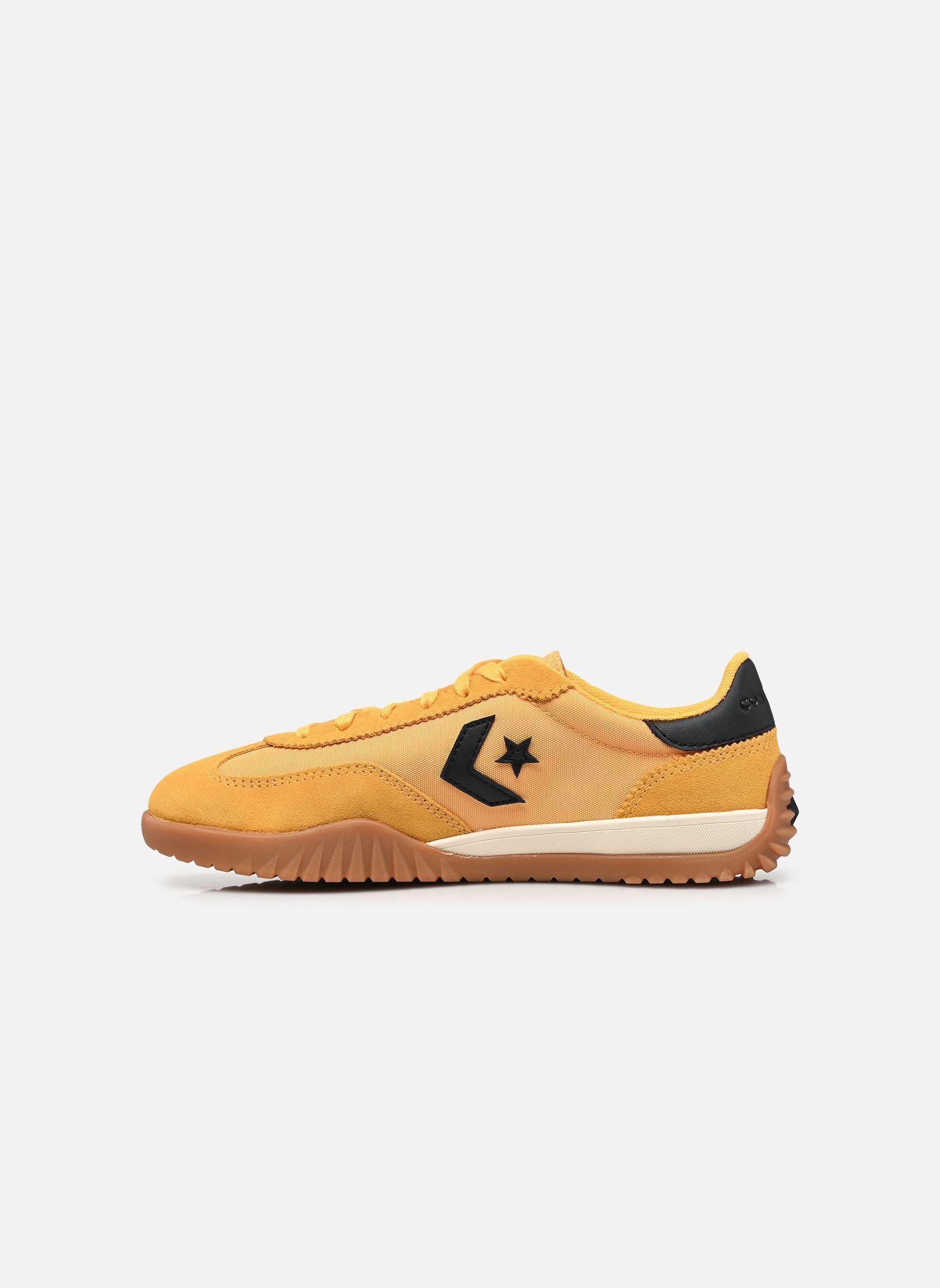 Sneakers Run Star Trainer Suede Ox W dames geel Converse Sneakers Run Star Trainer Suede Ox W dames geel GOLD PALM/BLACK/GUM