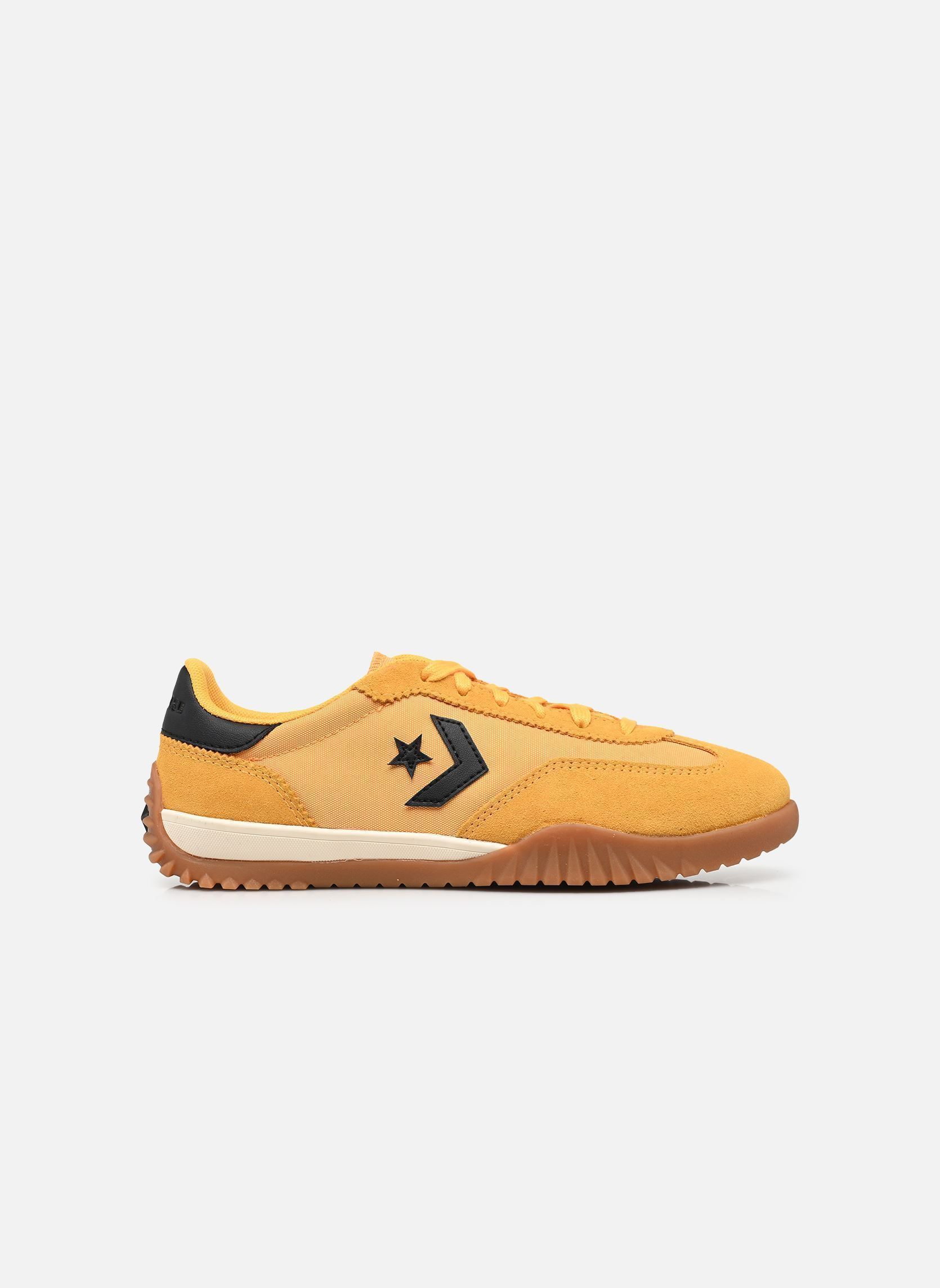 Sneakers Run Star Trainer Suede Ox W dames geel Converse Sneakers Run Star Trainer Suede Ox W dames geel GOLD PALM/BLACK/GUM