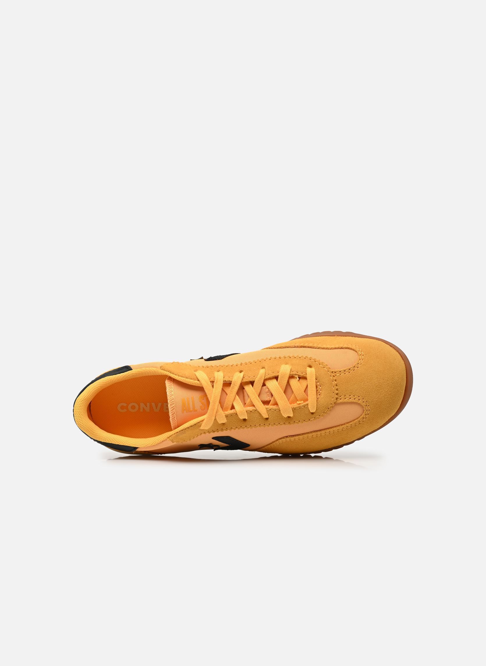 Sneakers Run Star Trainer Suede Ox W dames geel Converse Sneakers Run Star Trainer Suede Ox W dames geel GOLD PALM/BLACK/GUM