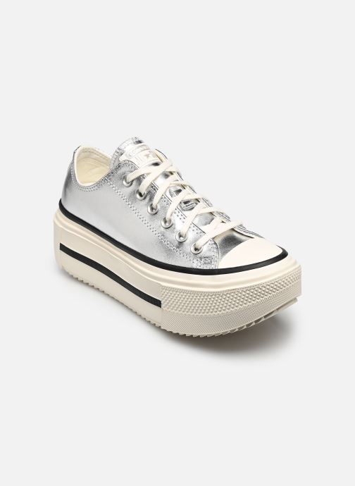 Converse Sneaker Chuck Taylor All Star Lift Double Stack damen silber
