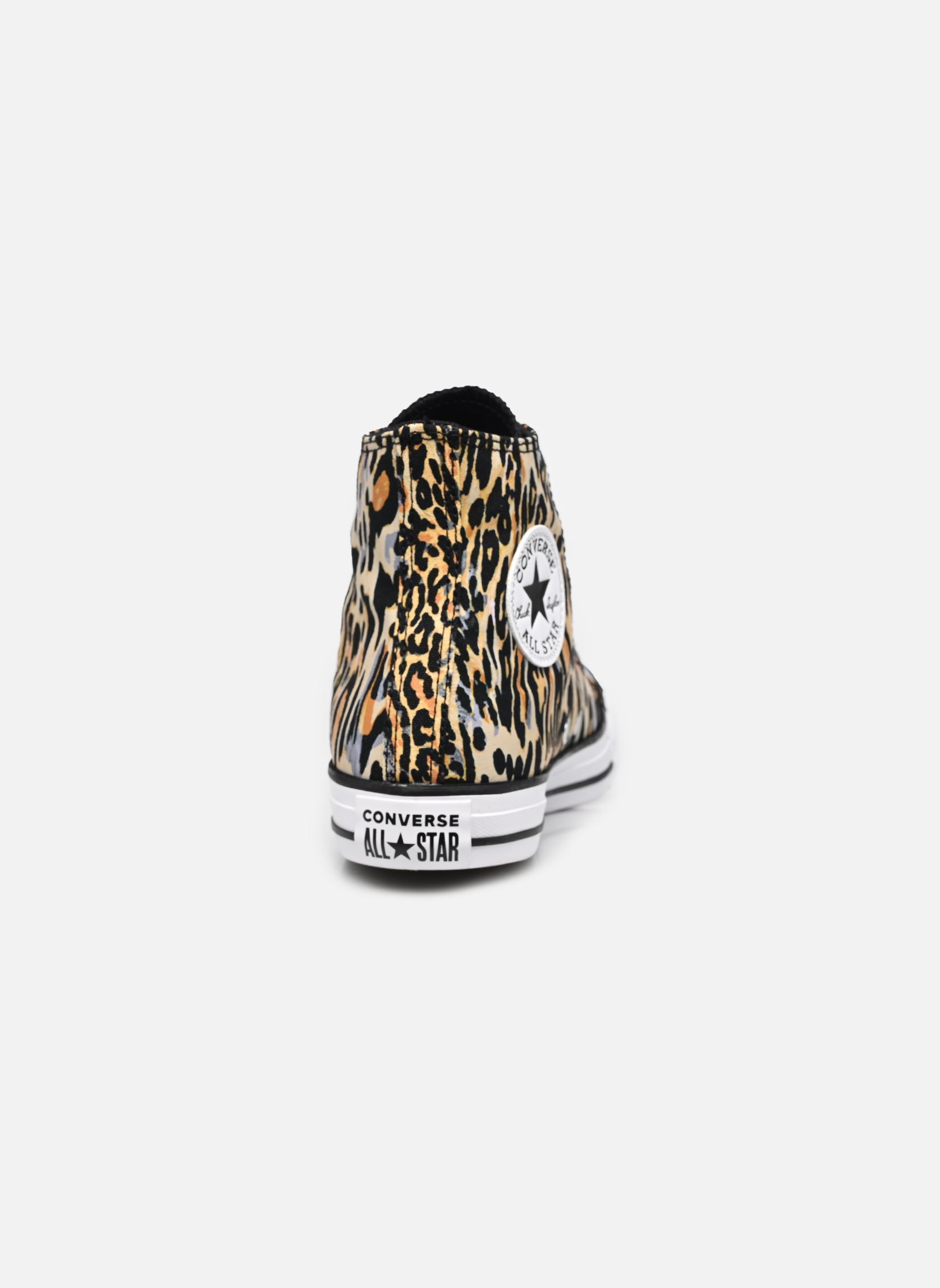 Leinen-Sneaker Chuck Taylor All Star Leopard Hi W damen mehrfarbig Converse Leinen-Sneaker Chuck Taylor All Star Leopard Hi W damen mehrfarbig BLACK/WHITE/BROWN