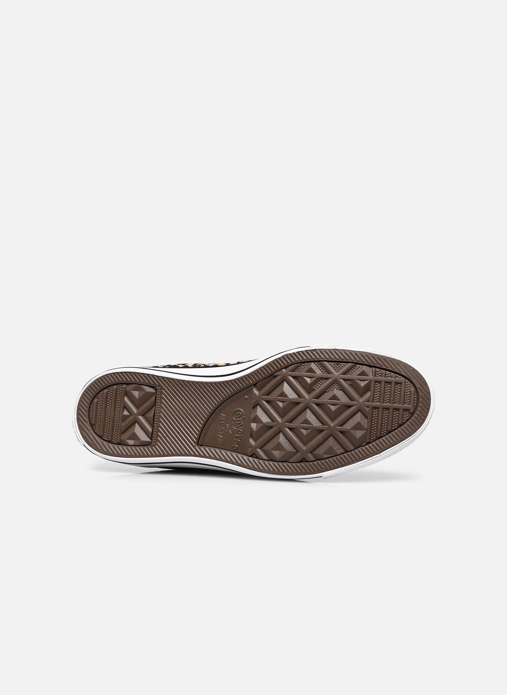 Leinen-Sneaker Chuck Taylor All Star Leopard Hi W damen mehrfarbig Converse Leinen-Sneaker Chuck Taylor All Star Leopard Hi W damen mehrfarbig BLACK/WHITE/BROWN