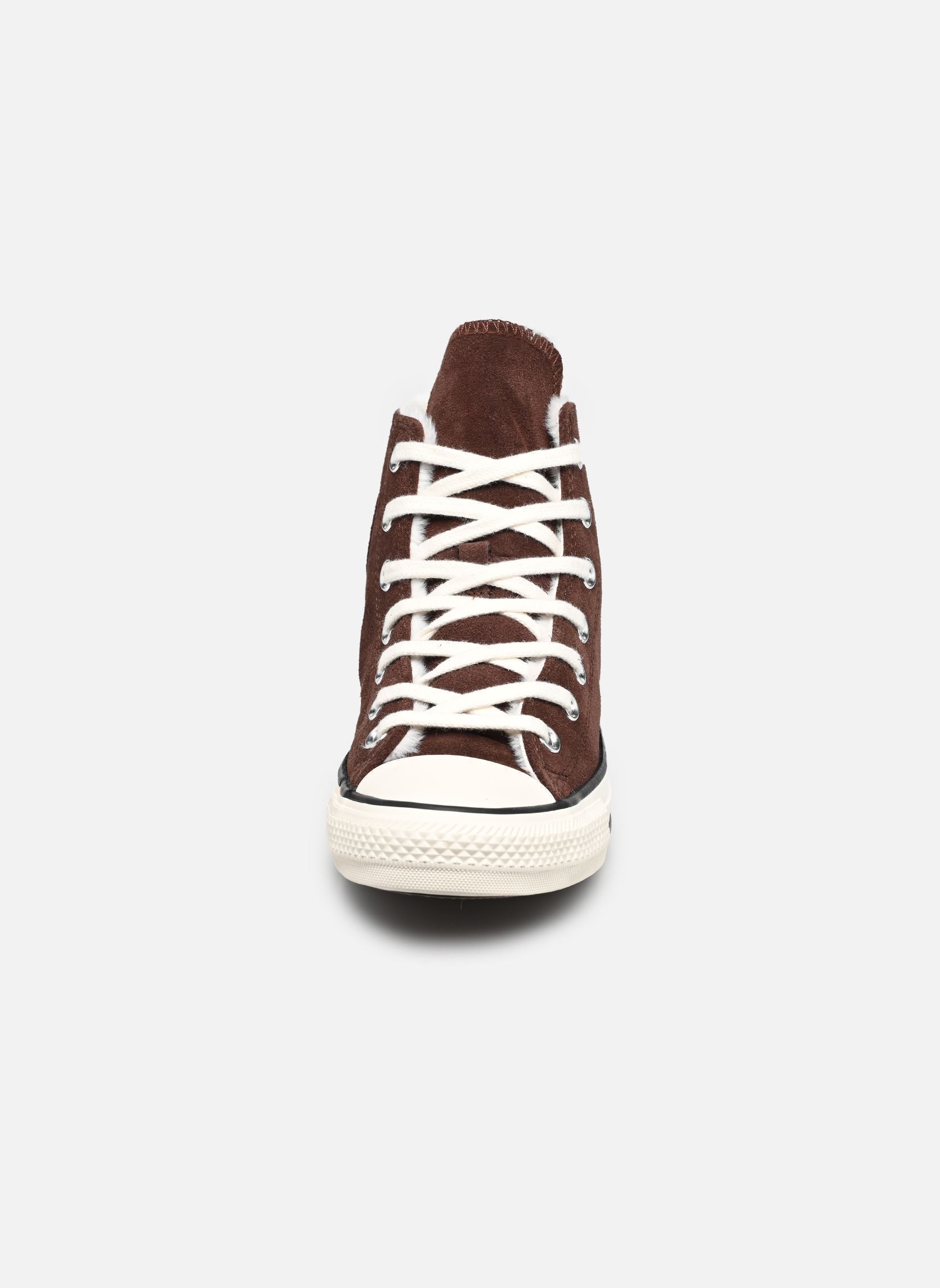 Hoge sneakers Chuck Taylor All Star Hi Winter W dames bruin Converse Hoge sneakers Chuck Taylor All Star Hi Winter W dames bruin TOTALLY FUDGED/EGRET/BLACK