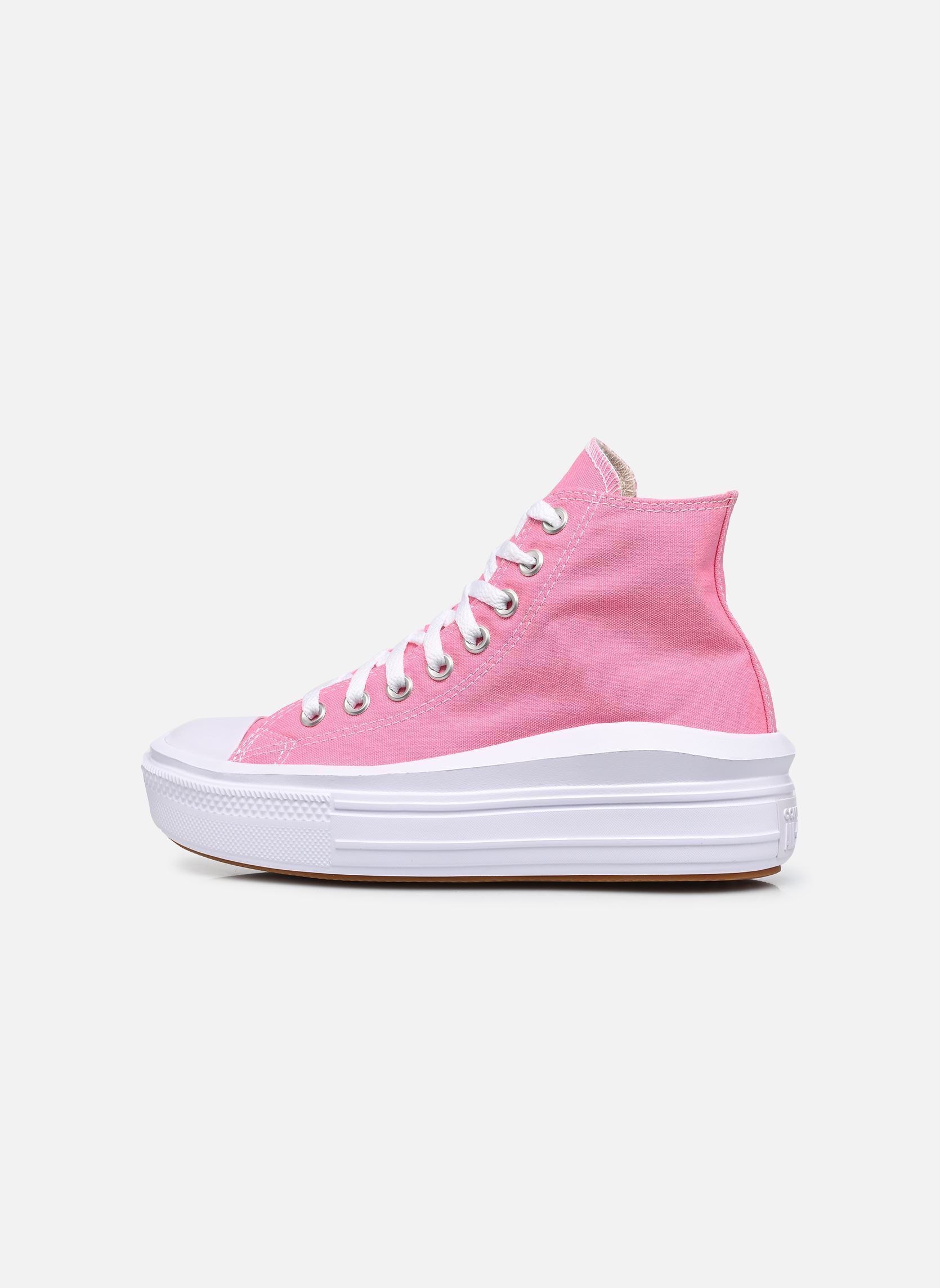Baskets toile Chuck Taylor All Star Move Platform Hi W femme rose Converse Baskets toile Chuck Taylor All Star Move Platform Hi W femme rose PINK/WHITE/BLACK