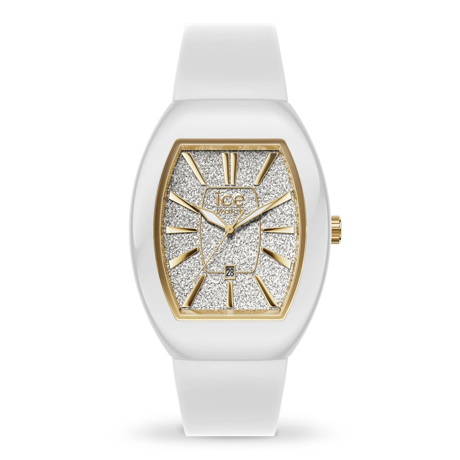 Montre ICE-WATCH Boliday Chocolate – Pour Femme, Boîtier Plastique 37 Mm, Bracelet Silicone, étanche 5 ATM, Petit Modèle