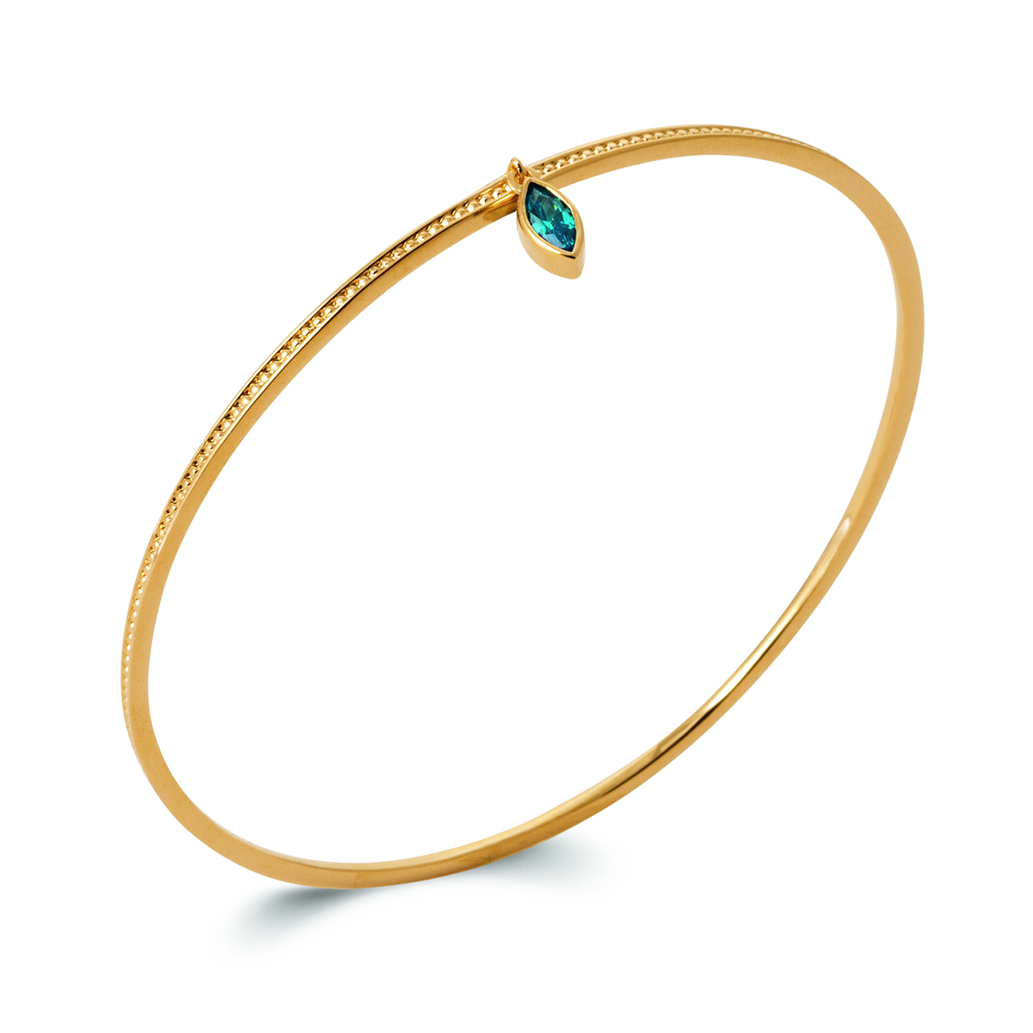 Bracelet en acier doré inoxydable oeil protecteur porte bonheur