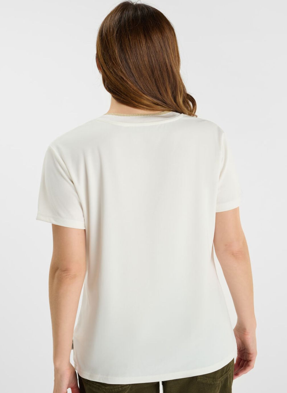 Tee-shirts Tee-Shirt FUKA White femme blanc Le temps des cerises Tee-shirts Tee-Shirt FUKA White femme blanc Blanc