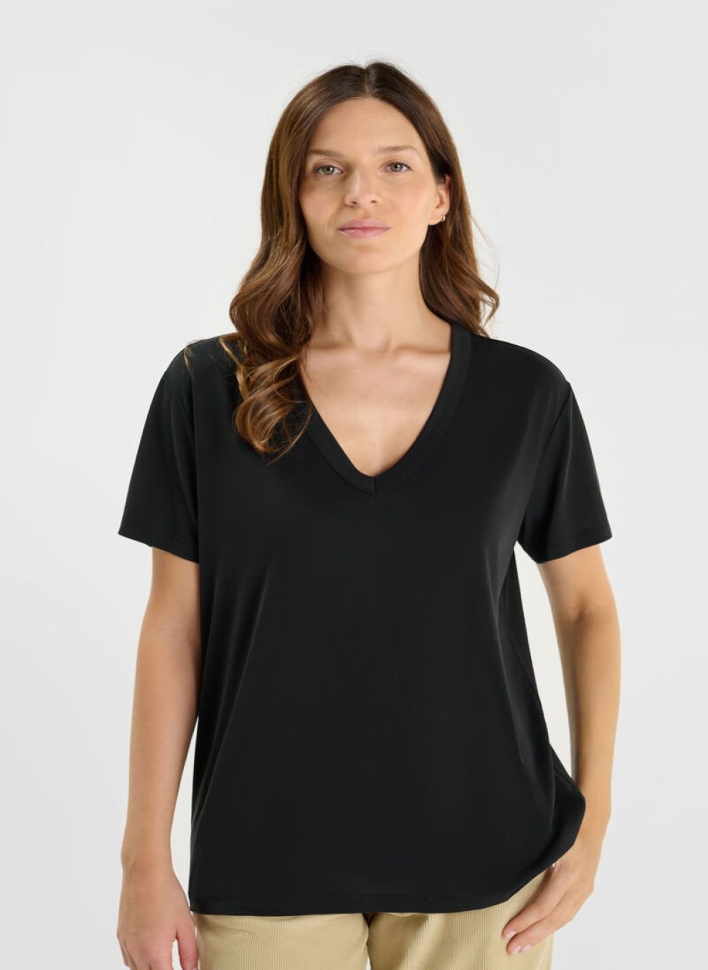 Tee-shirts Tee-Shirt VAIA Black femme noir Le temps des cerises Tee-shirts Tee-Shirt VAIA Black femme noir Noir