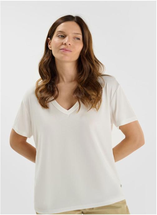 Le temps des cerises Tee-shirts Tee-Shirt VAIA White femme blanc