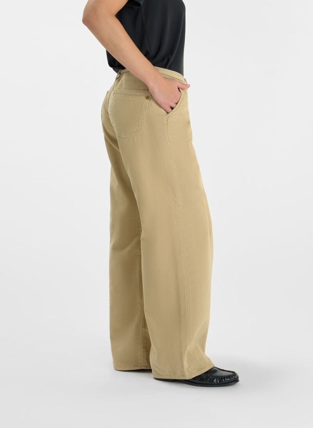 Pantalons droit Pantalon flare TAHIS Beige femme beige Le temps des cerises Pantalons droit Pantalon flare TAHIS Beige femme beige Beige