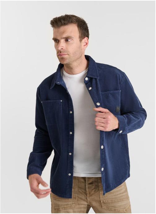 Le temps des cerises Chemises Chemise MAGE Blue homme bleu