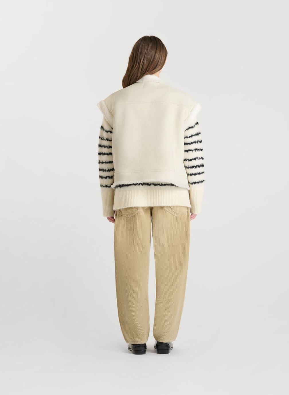 Vestes Veste sans manches FUJI White femme blanc Le temps des cerises Vestes Veste sans manches FUJI White femme blanc Blanc