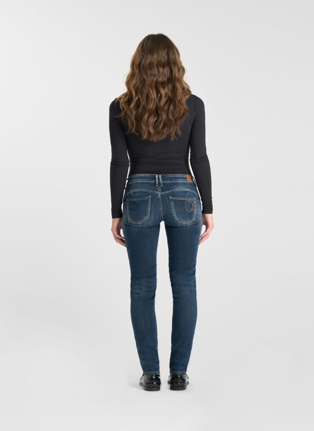 Jeans droit Jeans push-up slim PULP Blue femme bleu Le temps des cerises Jeans droit Jeans push-up slim PULP Blue femme bleu Bleu