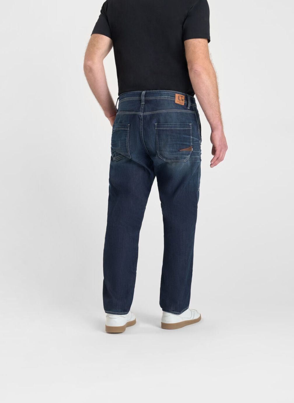 Jeans droit Jeans loose Blue homme bleu Le temps des cerises Jeans droit Jeans loose Blue homme bleu Bleu