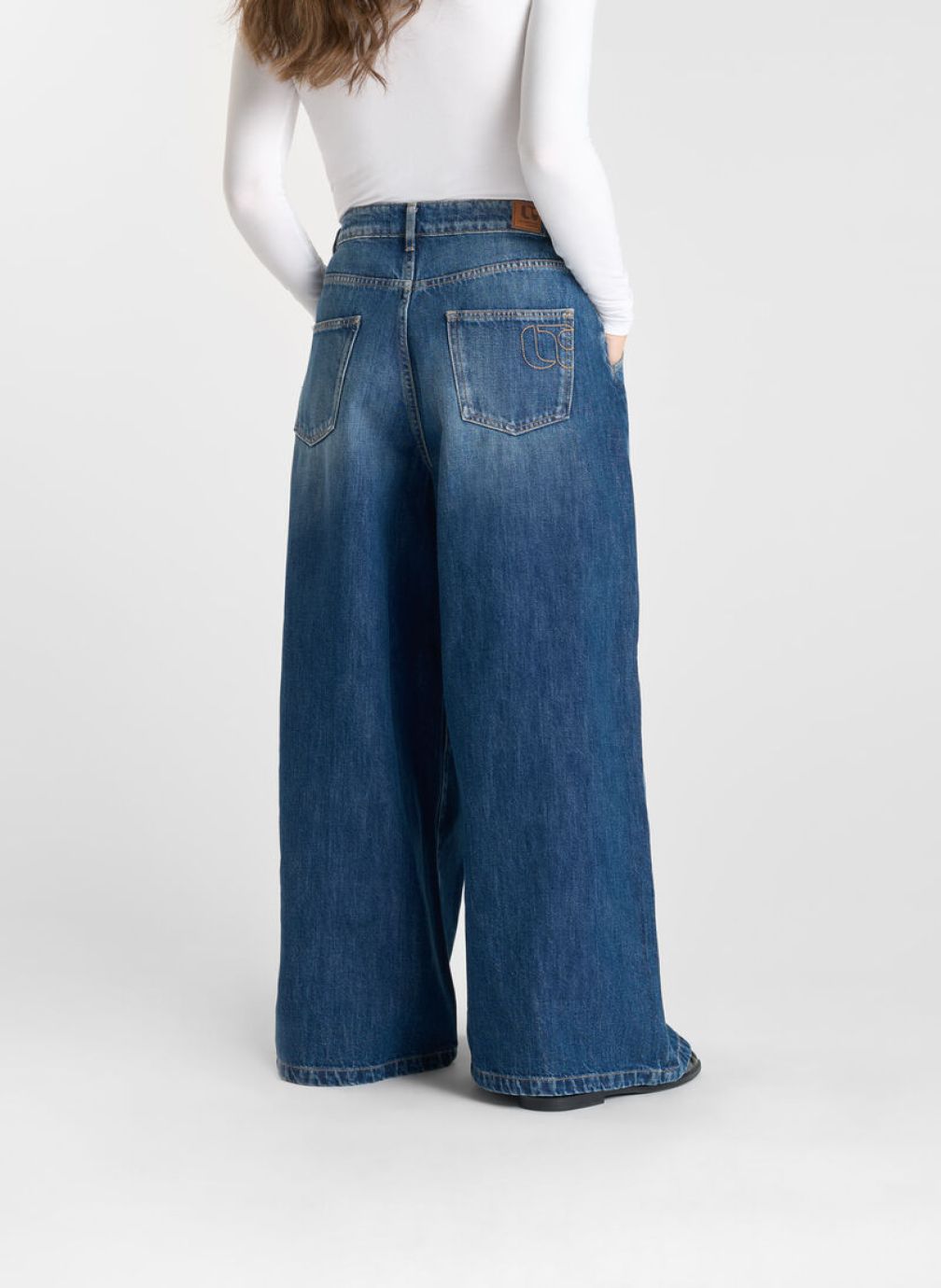 Jeans droit Jeans loose Blue femme bleu Le temps des cerises Jeans droit Jeans loose Blue femme bleu Bleu