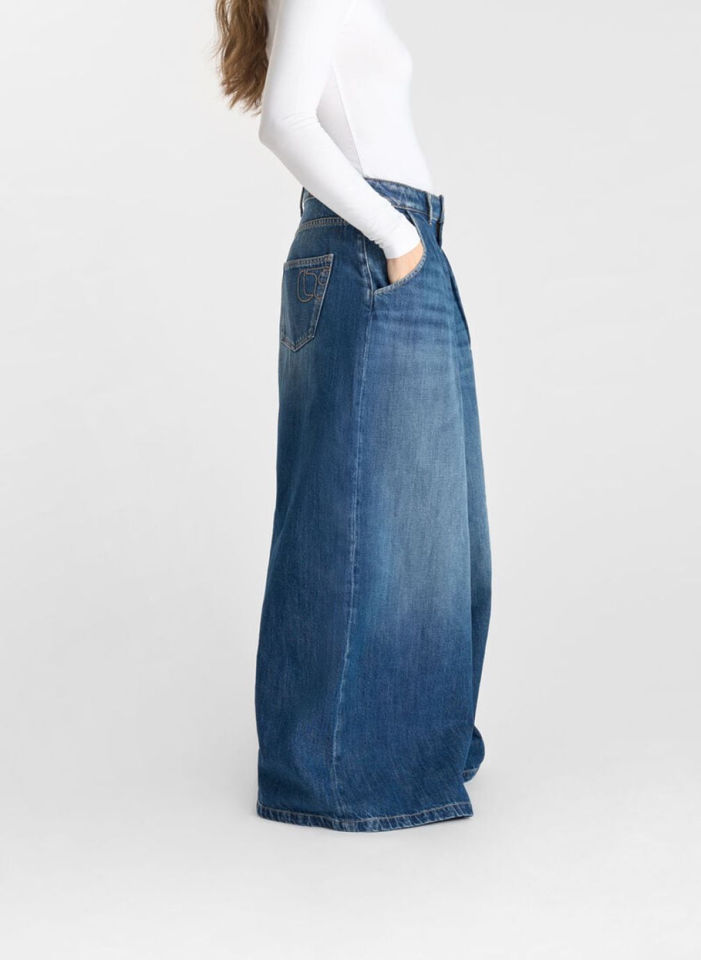 Jeans droit Jeans loose Blue femme bleu Le temps des cerises Jeans droit Jeans loose Blue femme bleu Bleu
