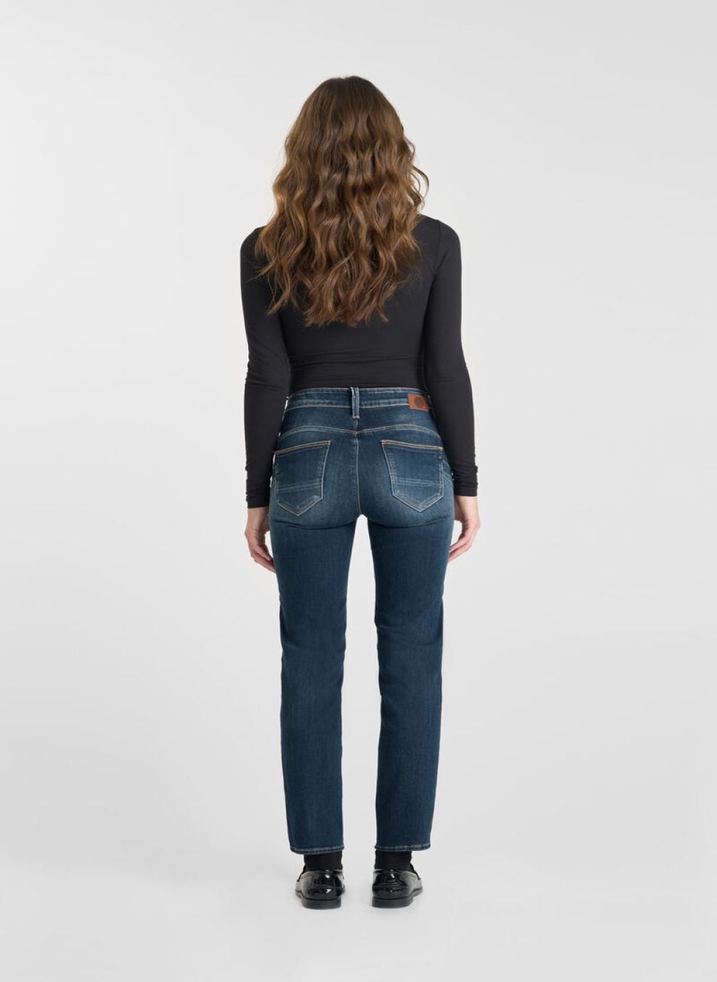 Jeans droit Jeans push-up droite taille haute PULP Blue femme bleu Le temps des cerises Jeans droit Jeans push-up droite taille haute PULP Blue femme bleu Bleu