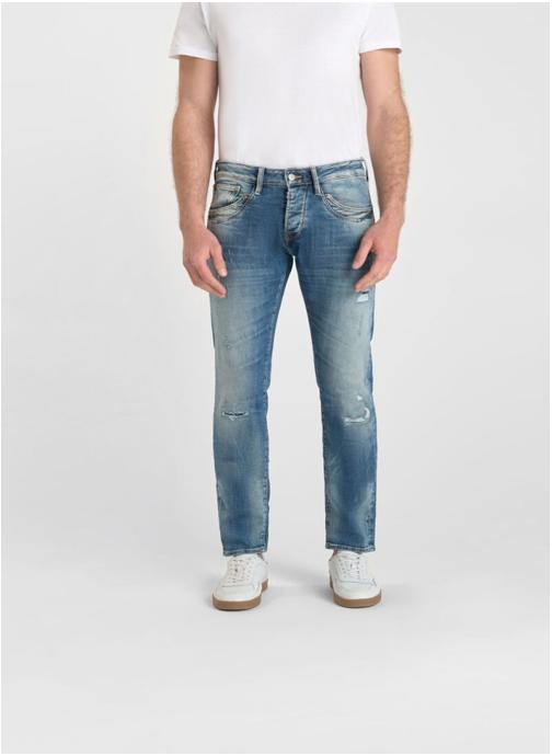Le temps des cerises Jeans droit Jeans slim stretch 700/11 Blue homme bleu