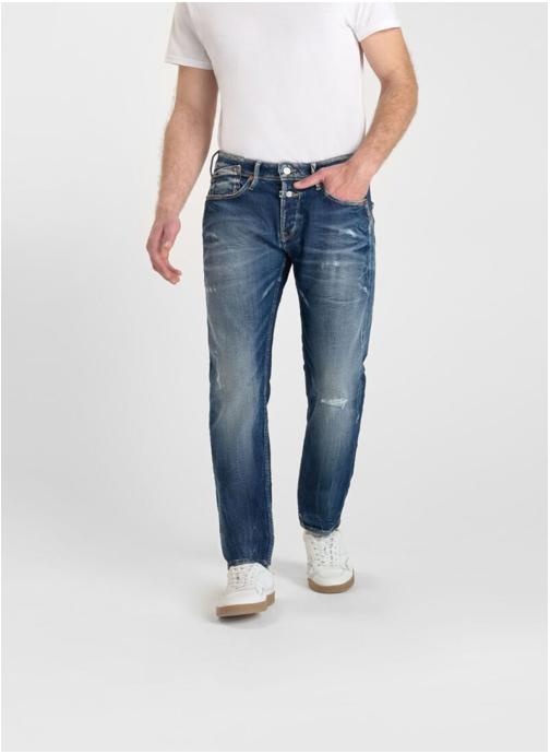 Le temps des cerises Jeans droit Jeans slim stretch 700/11 Blue homme bleu