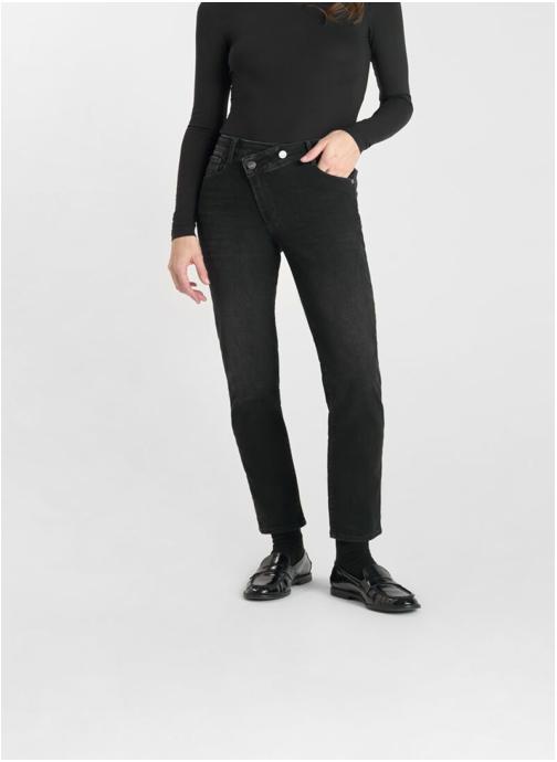 Le temps des cerises Jeans droit Jeans push-up droite PULP Black femme noir