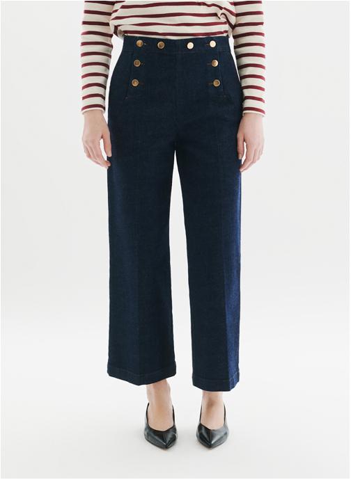 Caroll Jeans droit 252P-PAOLINODENIM femme bleu