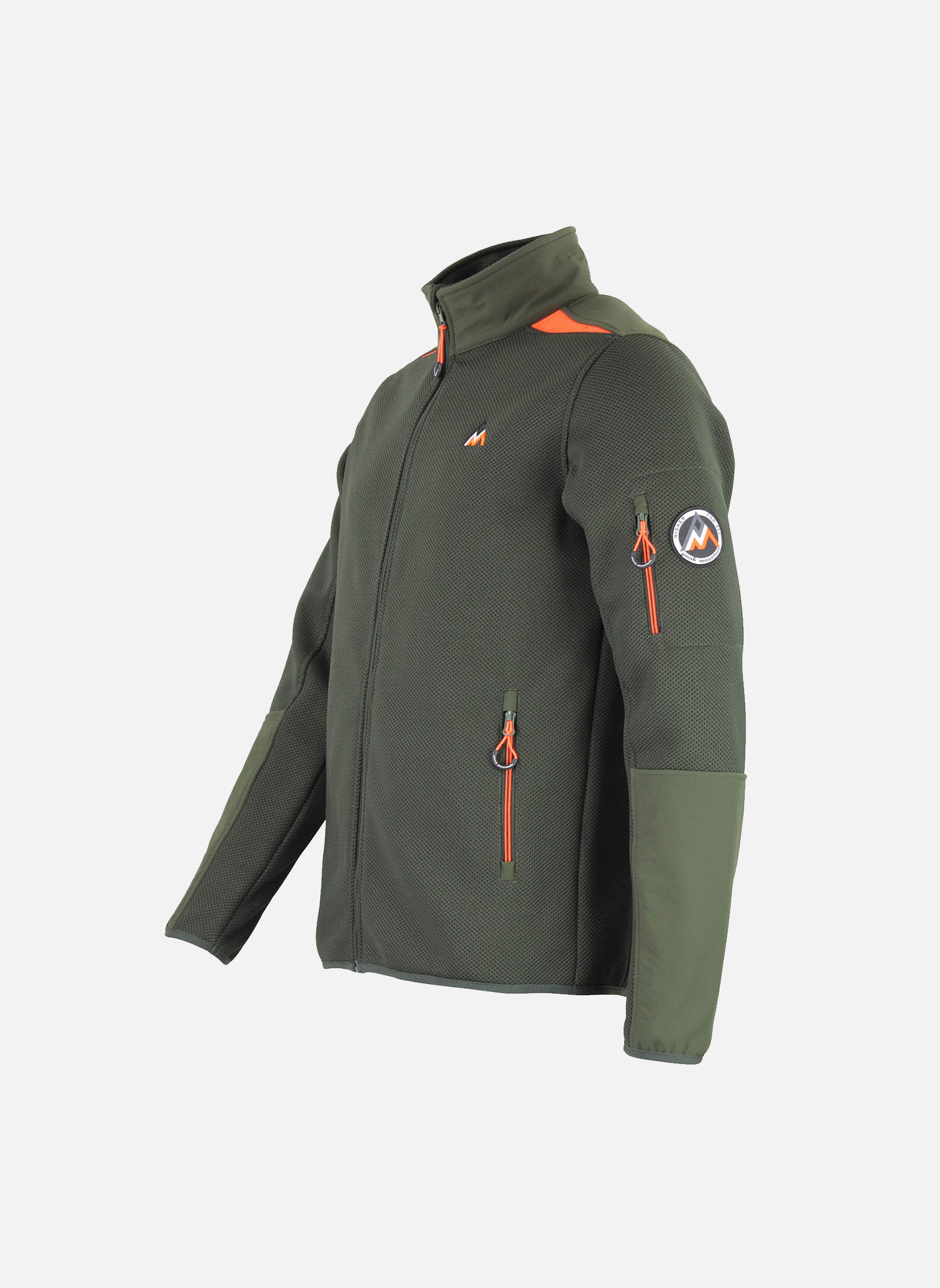 Vestes polaires Blouson polaire homme CAPRON KAKI homme vert Peak Mountain Vestes polaires Blouson polaire homme CAPRON KAKI homme vert Kaki