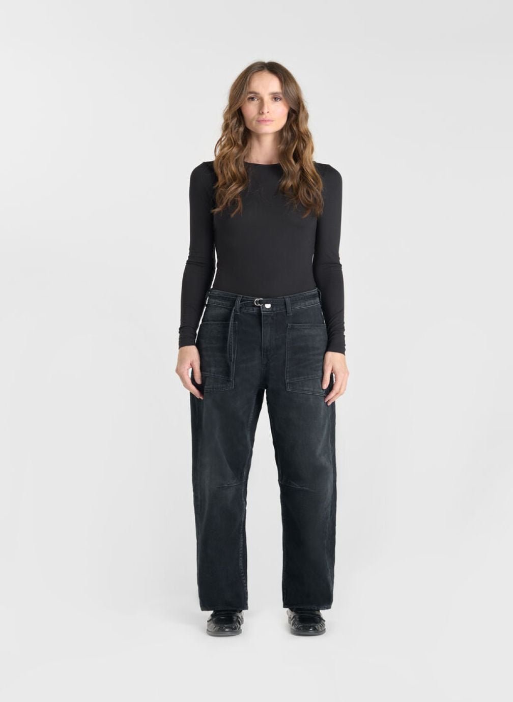 Jeans droit Jeans loose Blue femme bleu Le temps des cerises Jeans droit Jeans loose Blue femme bleu Bleu