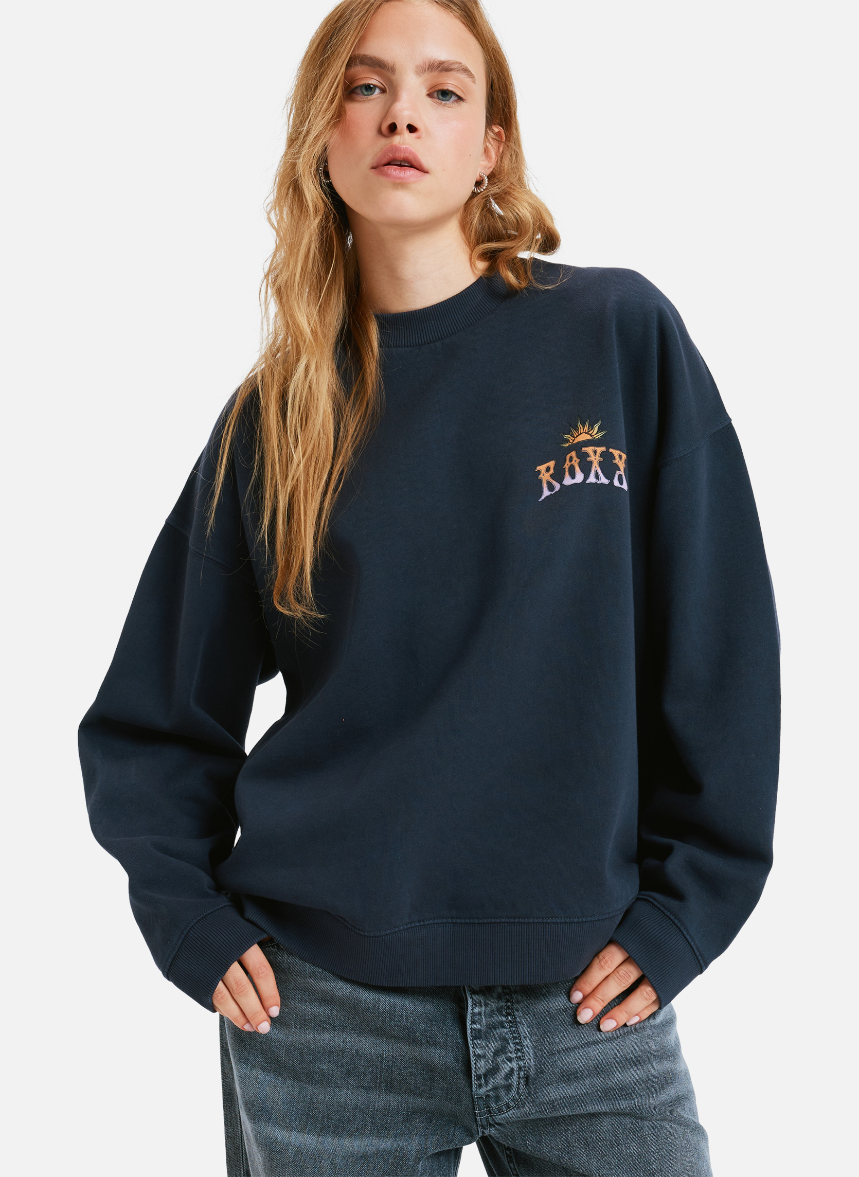 Sweats à capuche Lineup Oversized femme noir Roxy Sweats à capuche Lineup Oversized femme noir Noir