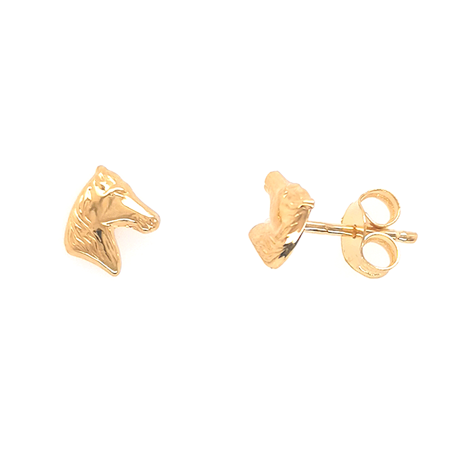 Boucles D'oreilles Argent Cheval à Bascule – Dormeuses – Envoi Rapide Depuis La France