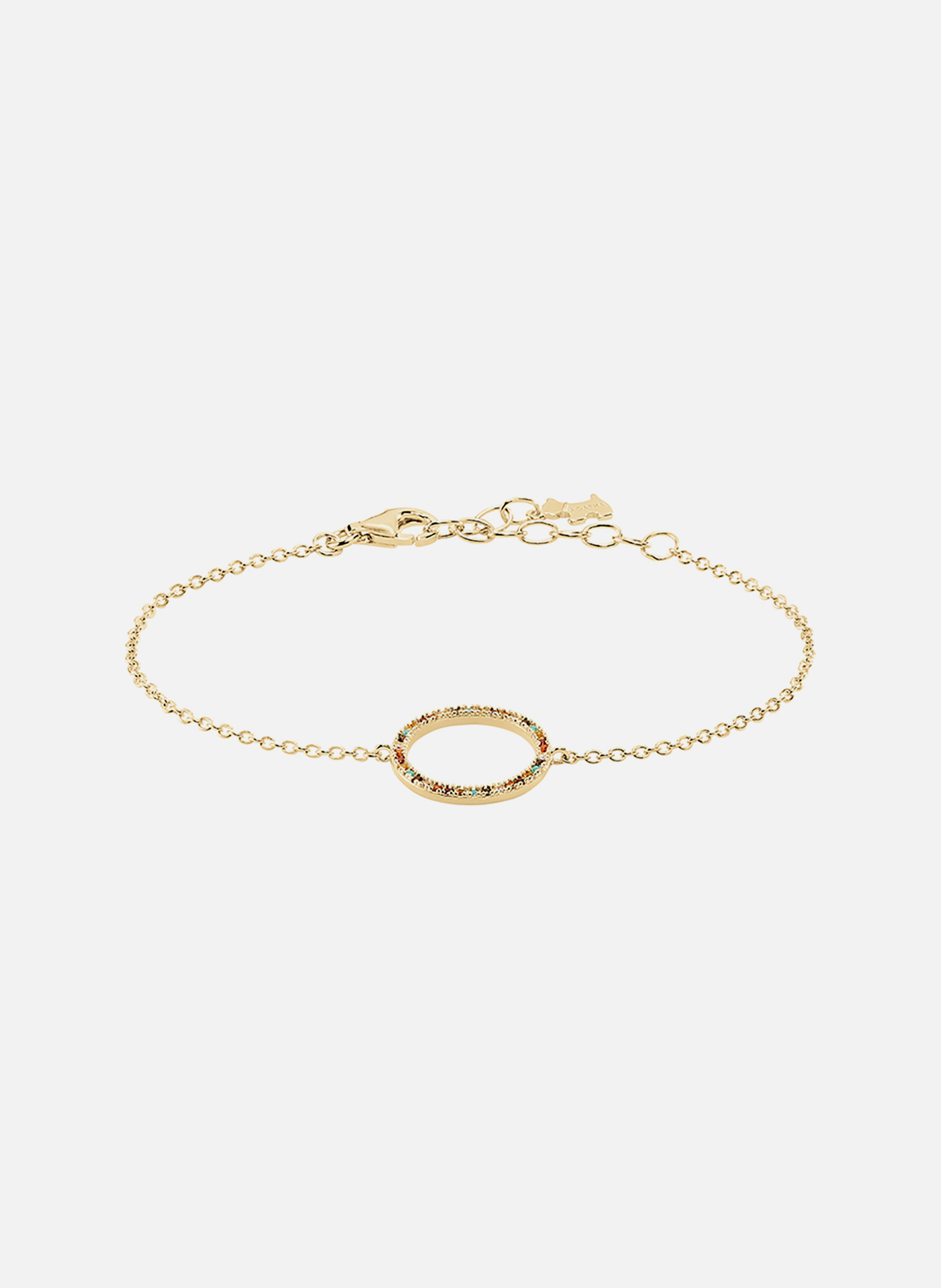 Achat Bracelet Agatha Astro en argent doré et oxydes de zirconium
