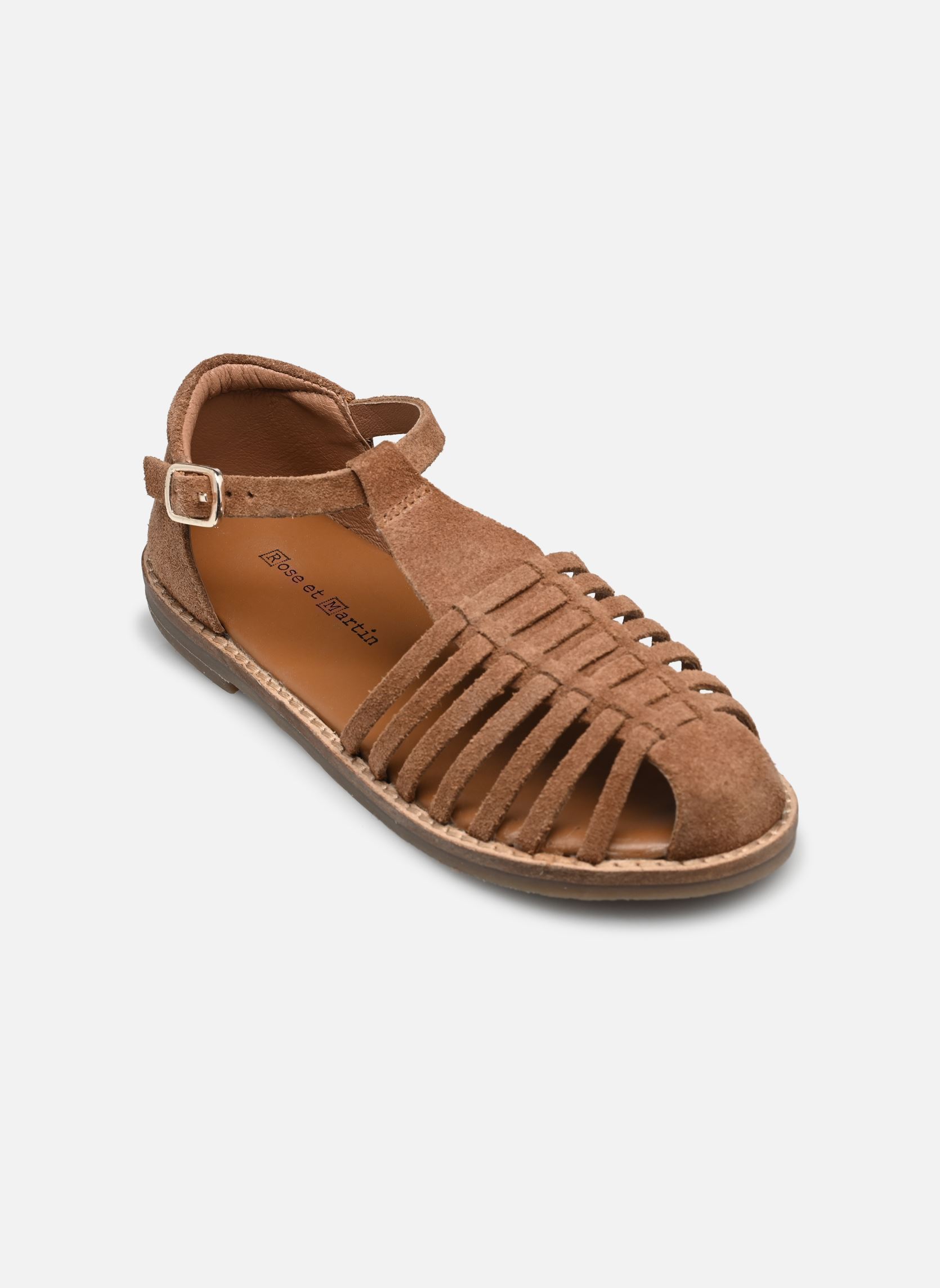Sandales KERINA fille marron Rose et Martin Sandales KERINA fille marron DK COGNAC